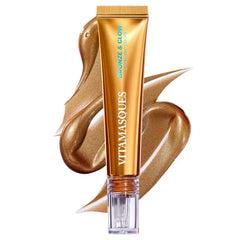 Vitamasques Bronze & Glow Bronzing Drop, Tanning Drops, Bronzing Drops For Face, Clean & Skin-Friendly, Fragrance Free, Dermatologist Tested, Made in Korea