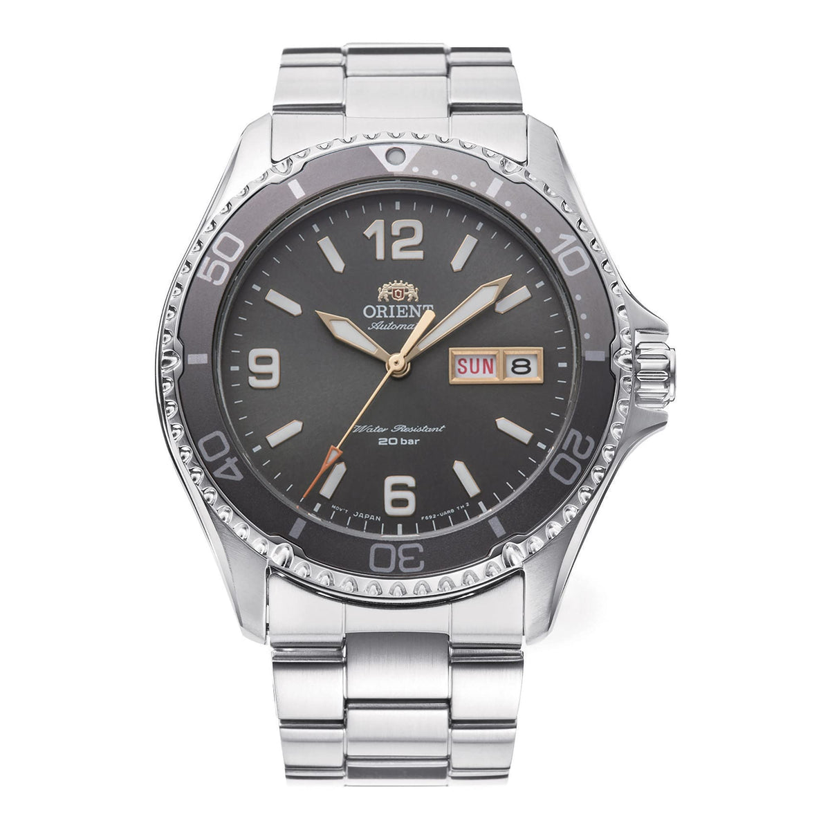 ORIENT Kamasu/Mako III Men's Automatic Manual Winding Sports Steel or Silicone Divers' Watch with Screw Crown and Sapphire Crystal