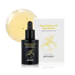 MEDITHERAPY Yuja Vitamin C 20 Glow Serum - Korean Vitamin C Serum for Face with Yuja Oil - Dark Spot Correcting Glow Serum for Radiance, Enhancing Skin Clarity, and Improving Skin Tone and Elasticity -1.01 fl.oz