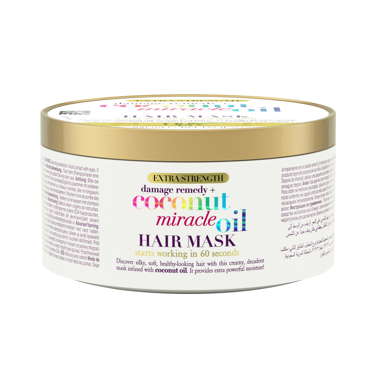 OGX Damage Remedy + Coconut Miracle Oil, Repairs Damaged Hair Deeply Hydrates for Silky Smooth hair,300 ml
