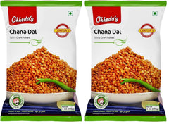 Chheda's Chana Dal | Spicy Gram Pulses | Authentic Namkeen Snacks - 170 gm (Pack of 2)