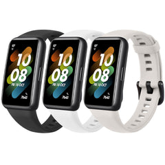 Lekangju 3-pack Silicone Band Compatible With Huawei Band 7,waterproof breathable sports strap for Huawei Band 7 for Woman Man