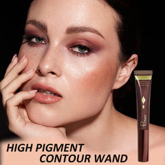Cream Contour Stick - Liquid Contour Beauty Wand - Cream Contour Bronzer Stick - Blendable Matte Finish Face Shades Pencil, Long Lasting & Smooth Lightweight