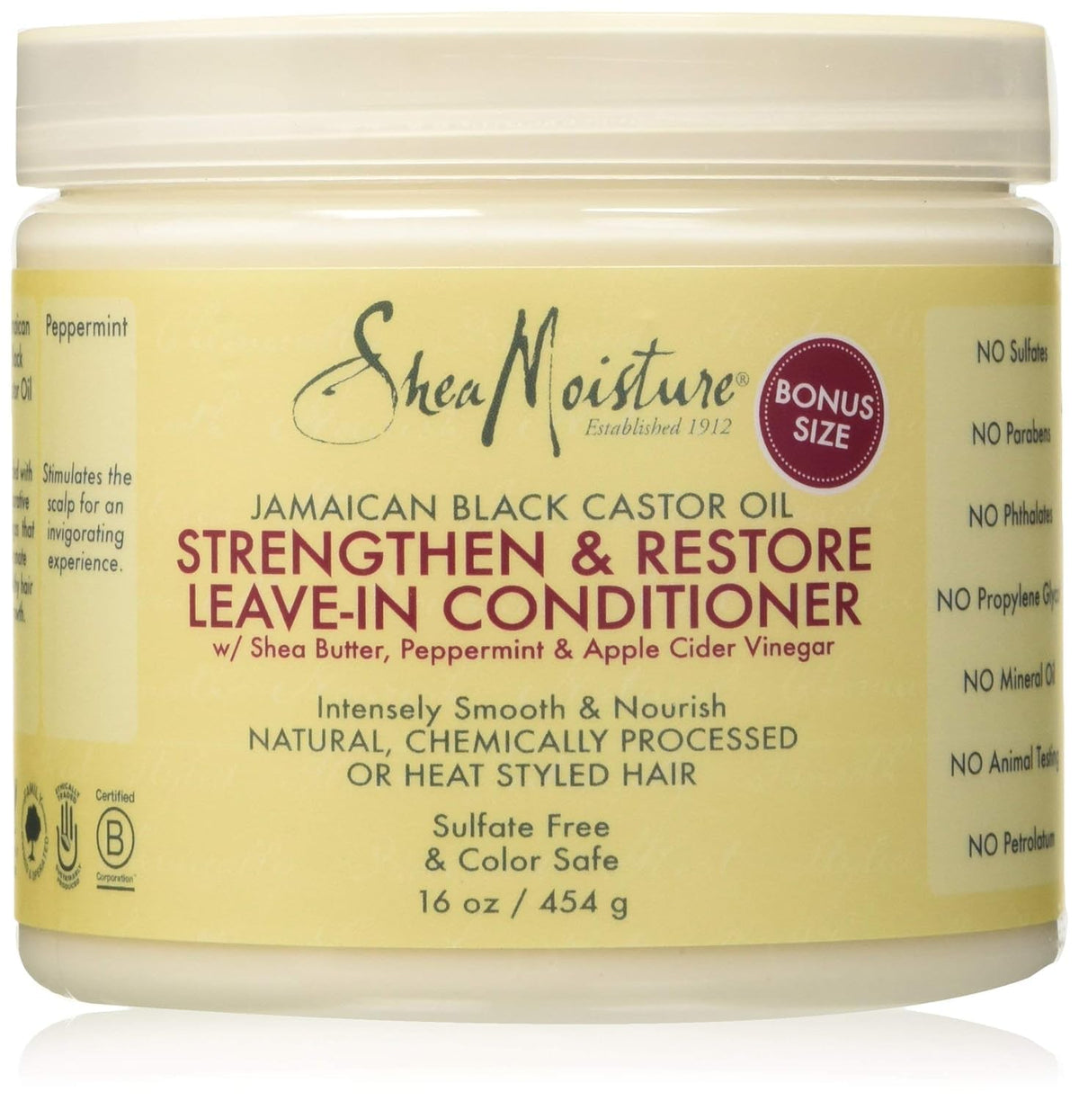Shea Moisture Strengthen & Restore Leave-In Conditioner 16 oz (Pack Of 1) |  Exclusive