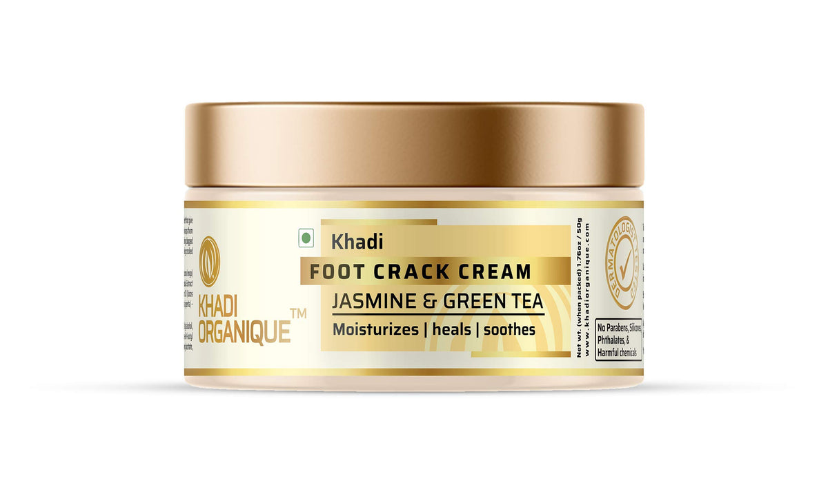 Khadi Organique Jasmine Green tea Foot Crack Cream - 50gm