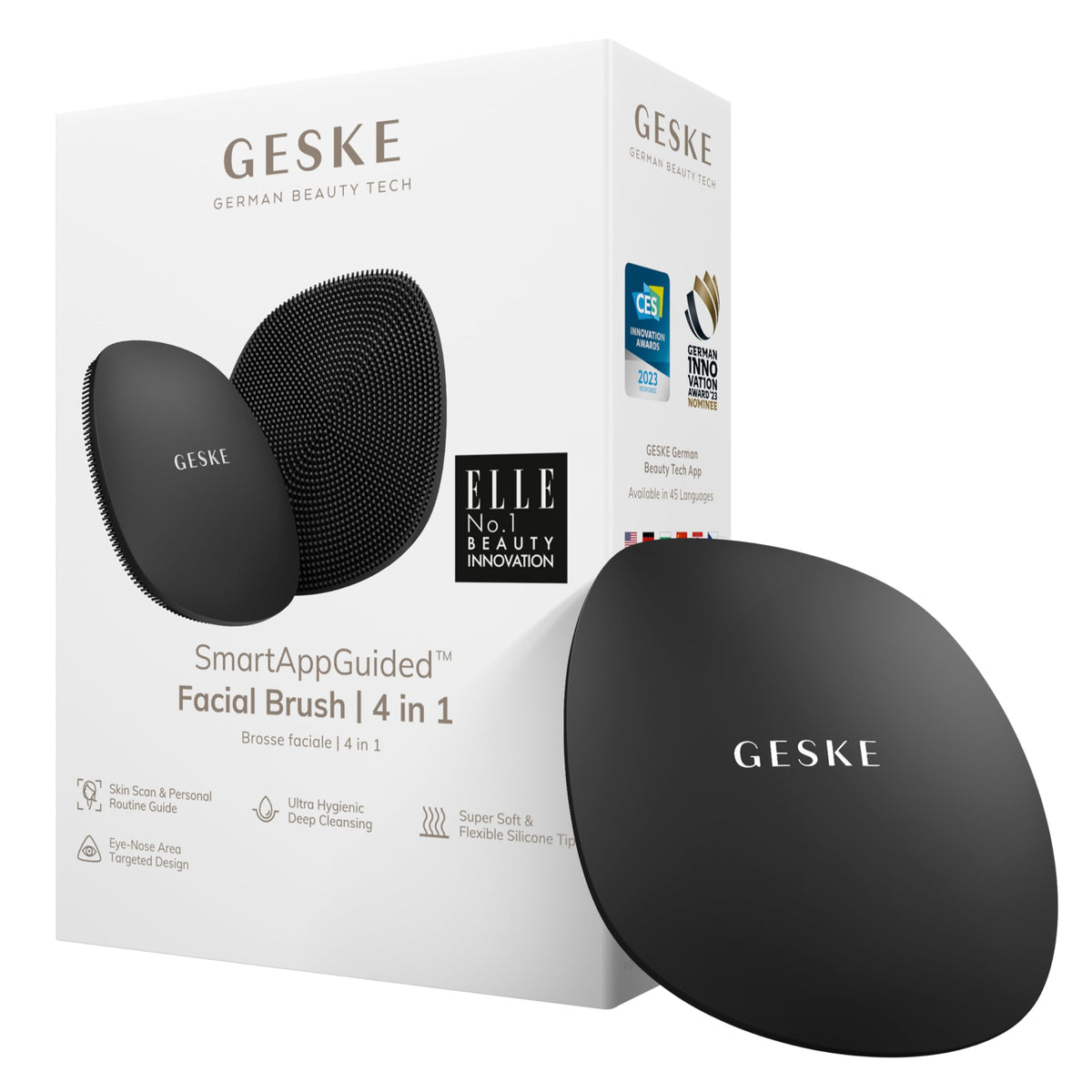 Geske Facial Brush 4 In 1 Gray
