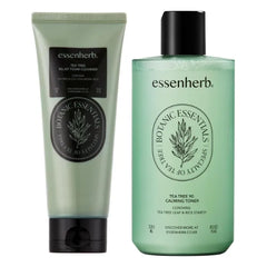 ESSENHERB Tea Tree Foam Cleanser (5.07 fl oz) Tea Tree 90 Calming Toner (10.82 fl oz)