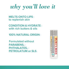 Burt's Bees 100% Natural Moisturizing Lip Balm, Ultra Conditioning with Kokum Butter, Shea Butter & Cocoa Butter - 2 Tubes