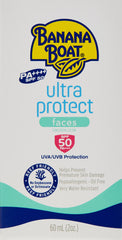Banana Boat Ultra Protect Faces Sun Screen Lotion SPF 50, 60ml (Pack of 2)