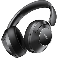 EarFun Wave Pro Active Noise Canceling Headphones, Wireless Over Ear Bluetooth Headphones, LDAC Hi-Res Sound, 5 Mics AI Clear Call, 80H Playtime, Multipoint Connection, Comfort Fit, Custom EQ via App