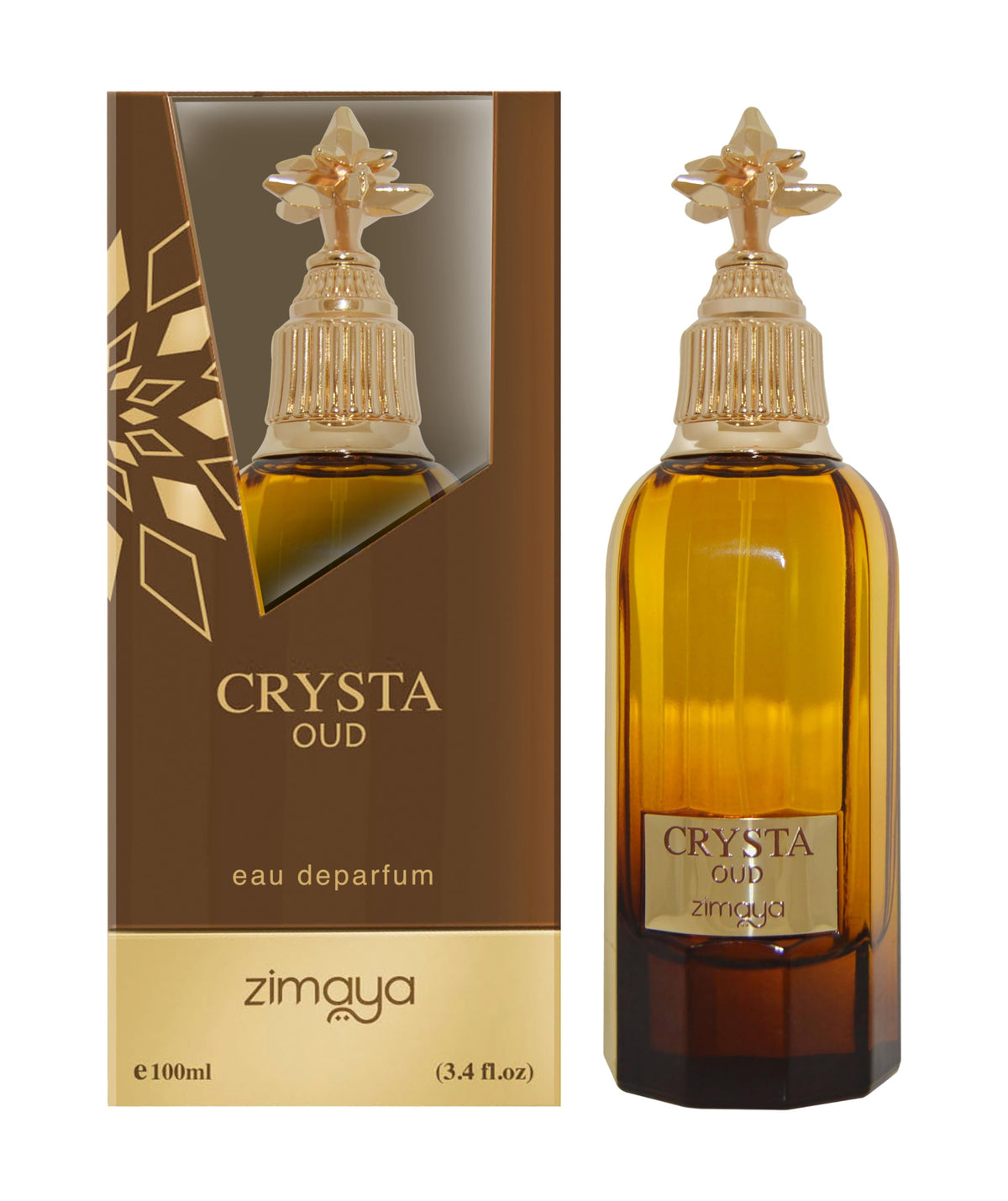 Zimaya Crysta Oud Eau de Parfum for Unisex 100 ml