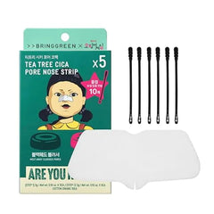 BRING GREEN X NETFLIX SUQID GAME Edition Tea Tree Cica Pore Nose Strip 5P