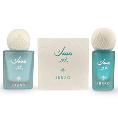 Ibrahim al qurashi perfume Powder Musk 10ml EDP+Powder musk oil 6ml, luxury Long Lasting Perfume For Women, Perfume For men, Refreshing scent