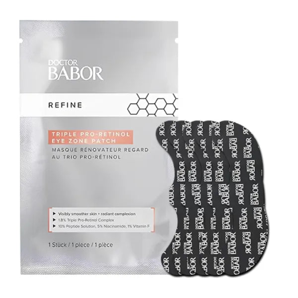 BABOR DOCTOR Retinol Eye Patches, Anti Aging Eye Treatment, Fight Against Dark Circles, Tightenting and Anti-Wrinkle Eye Mask, 5 Pack