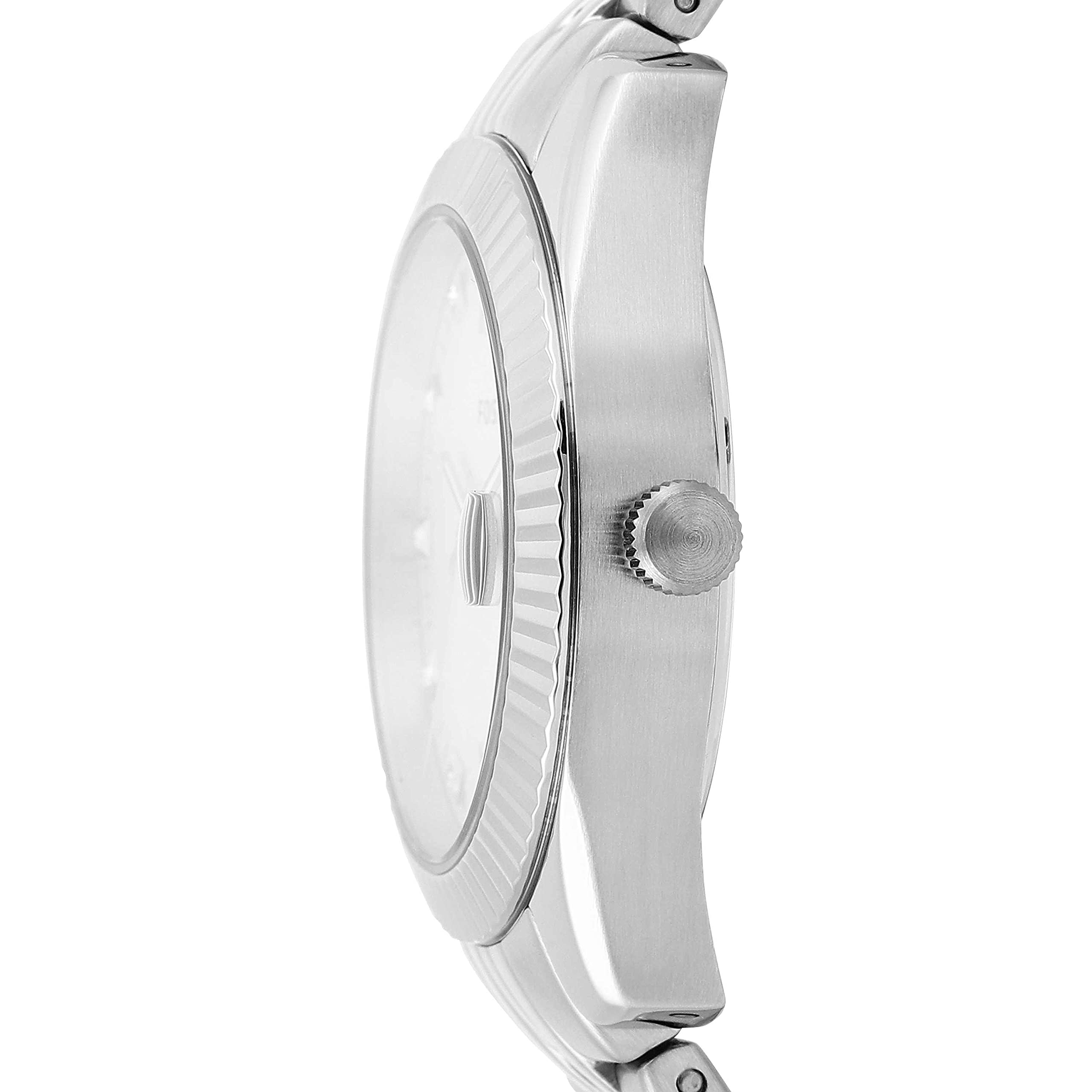 Fossil Scarlette Mini Three-Hand Date Stainless Steel Watch - ES5061 Silver