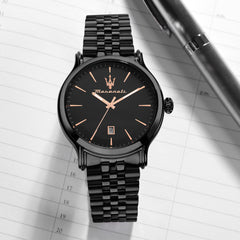 Maserati Men's Watch Epoca Limited Edition, Time and Data, Quartz Watch - R8853118023 - Black