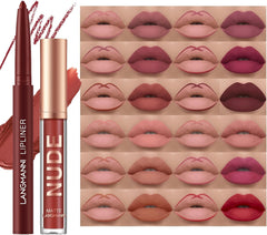 LANGMANNI Lip Gloss Kit(#08)