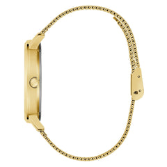 Guess Tucker Analog Watch for Men, 40 mm Case Width, Gold Tone/Champagne