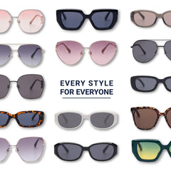Flaneur Stylish Polarized Sunglasses for Women & Men Square-Frame - UV Protection, Lightweight, Scratch-Resistant, Trendy Eyewear & Accessories for Ladies UV400
