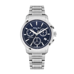 Mathey-Tissot Analog Blue Dial Men's Watch-H198CHABU - Silver