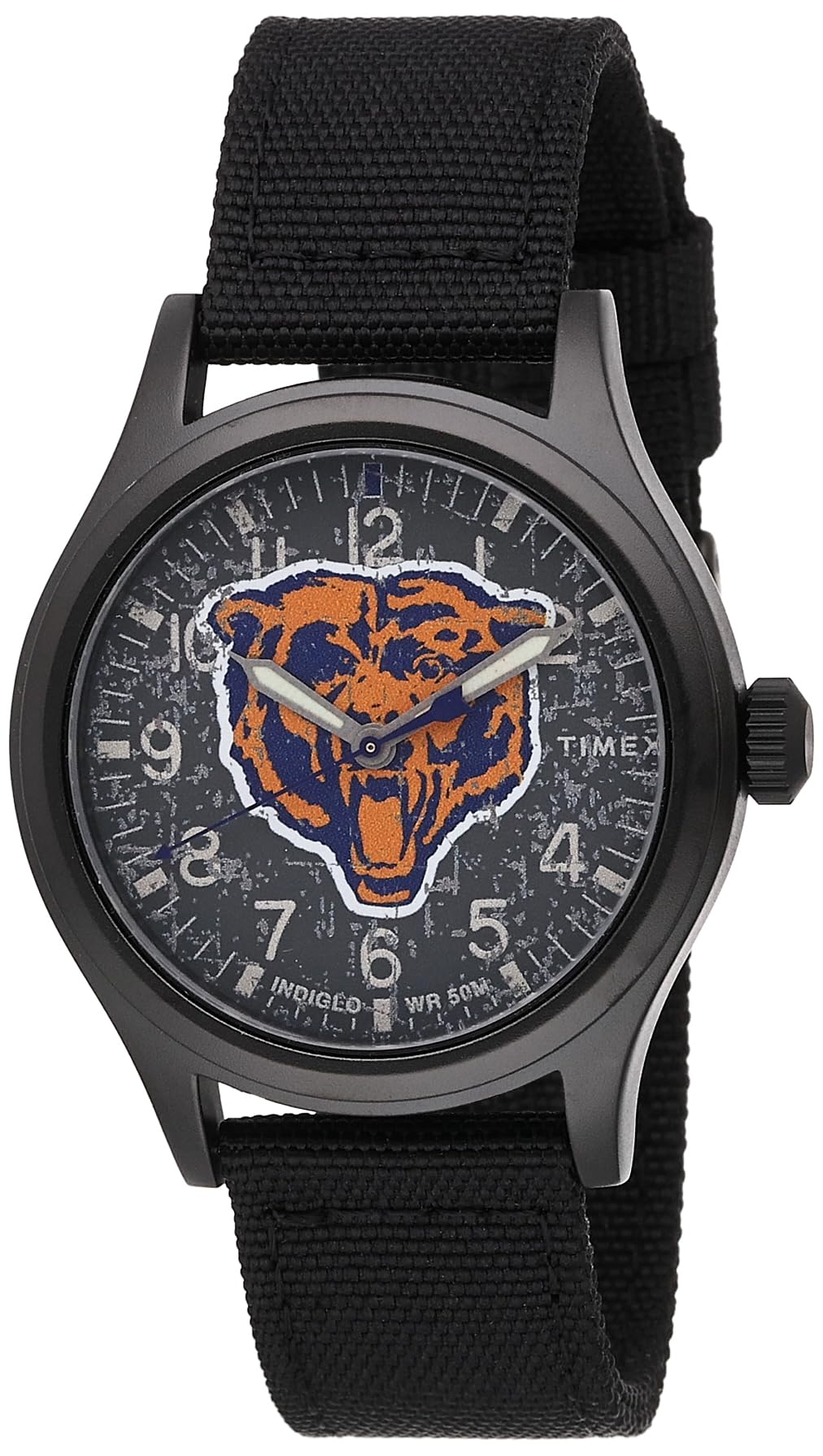 Timex Tribute Men's NFL Scout 40mm Quartz Fabric Strap - Chicago Bears