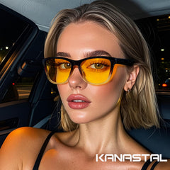 KANASTAL Polarized Sunglasses for Women, Classic Square Mens Sun Glasses, Lightweight Shades for Womens Outdoor 100% UV400 Protection Driving Fishing Golf Outdoor Activities