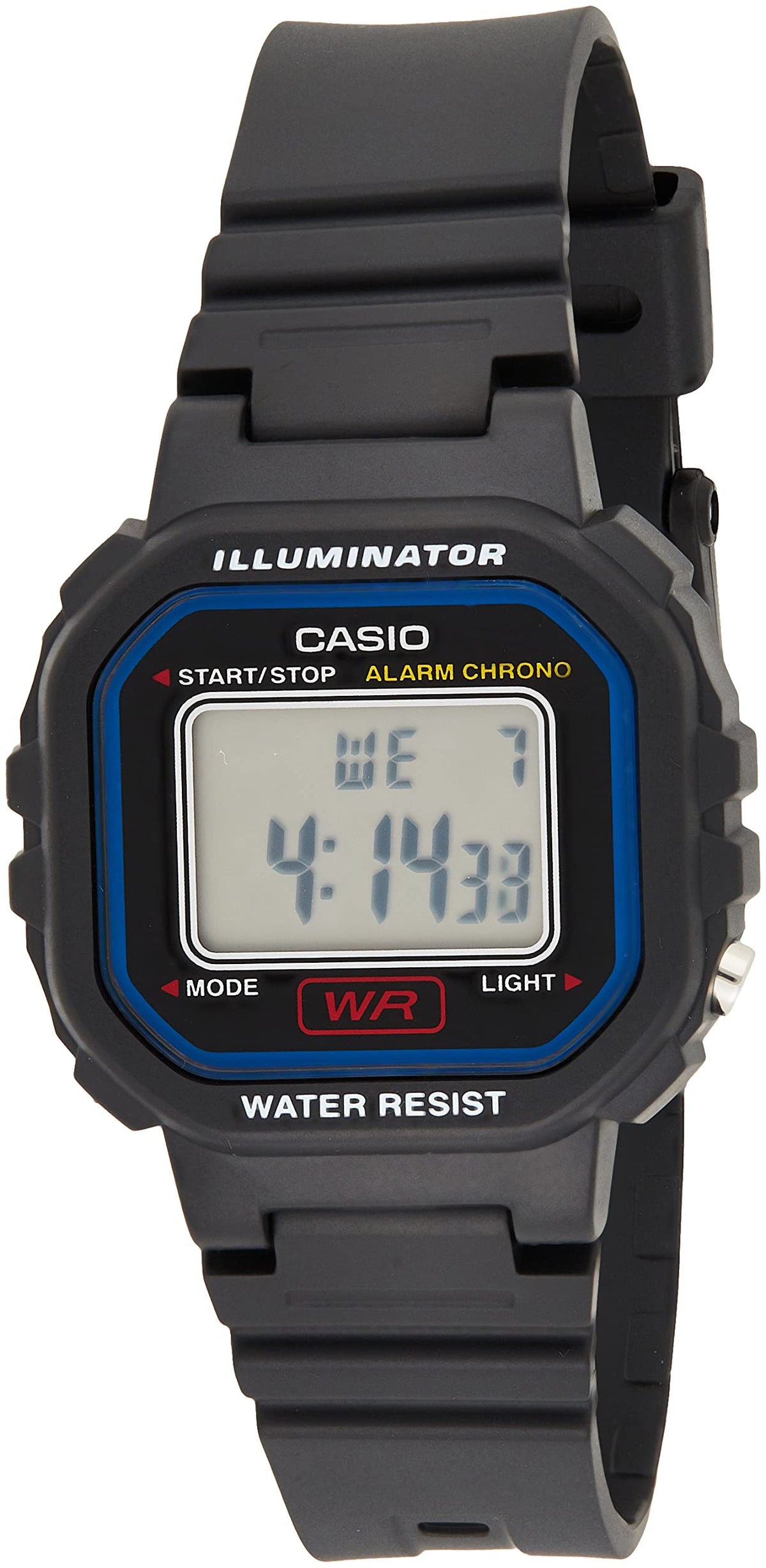 Casio 'Classic' Quartz Resin Casual Watch Black/Blue/Grey