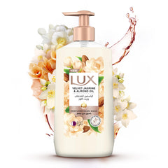 LUX Perfumed Liquid Hand Wash, Velvet Jasmine, with Almond Oil & Glycerin, for Fragrant, Soft and Clean Hands - 250ml