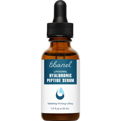 Ebanel Hyaluronic Acid Serum for Face with Peptides & Niacinamide, Hydrating Face Serum for Women, Age-Defying Formula Infused with Vitamins B, C & E to Plump, Firm & Smooth Skin
