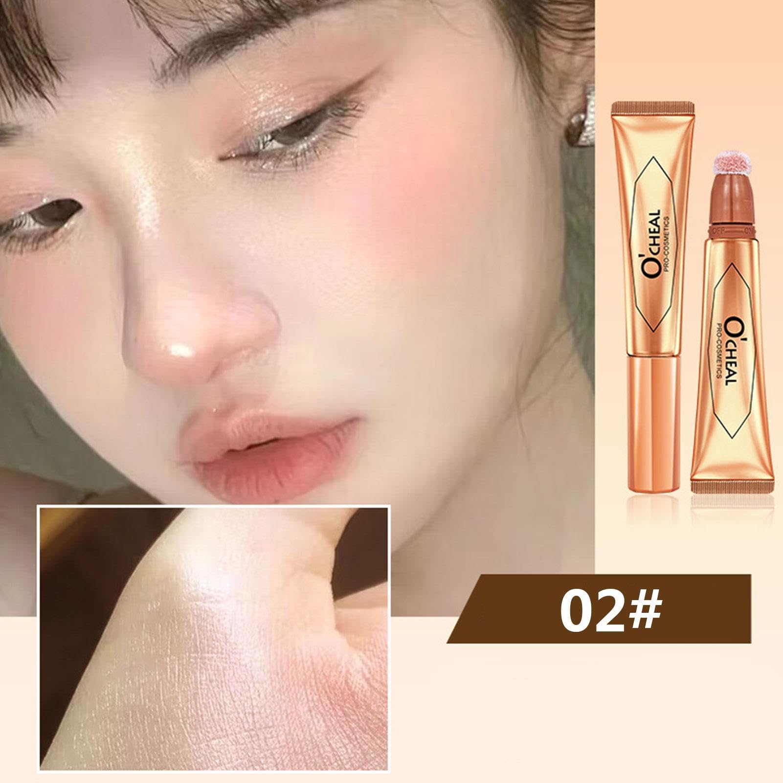 Liquid Stick, Liquid Foundation Wand Stick, High Coverage Natural Matte Finish Highlighter Stick, Face Brightens & Shades Stick for Wife Daughter Girlfriend