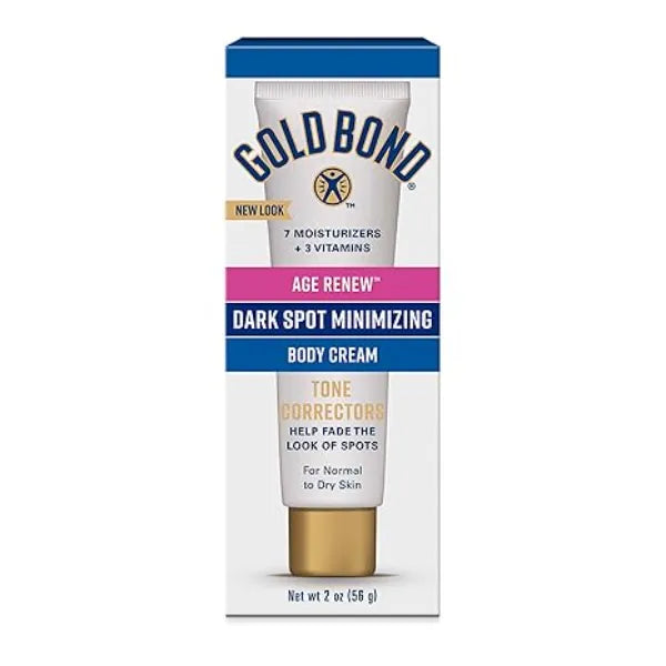 Gold Bond Age Renew Dark Spot Minimizing Age Renew Body Cream, With No Bleaching Agents 2 oz.