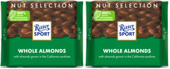 Ritter Sport Whole Almonds - 100 gm (Pack of 2)