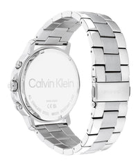 Calvin Klein GAUGE SPORT Men's Watch, Analog - Silver / Black