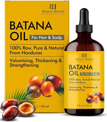 Botanic Hearth Raw Batana Oil for Hair Growth 118 ML| 100% Pure & Unrefined Oil from Honduras | For Thicker, Stronger Hair