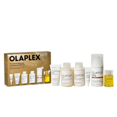 Olaplex Full-On Shine Hair Gift Set: Limited-edition Set with Hair Perfector, Shampoo & Conditioner, Scalp Treatment & Full Sized Bond Smoother & Bonding Oil for Shiny, Smooth, Strong Hair in One Use