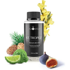 AROMELY ST. Tropez - Inspired by Edition Hotel - Aromely Hotel Selection Diffuser Oil Scent - Fragrance from 5-Star Hotels - Luxurious Notes of Black Fig, Bergamot, Lemon, Freesia, and Amber
