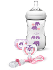 Philips AVENT Elephant Gift – Life-Like, 2 Dummy Chain