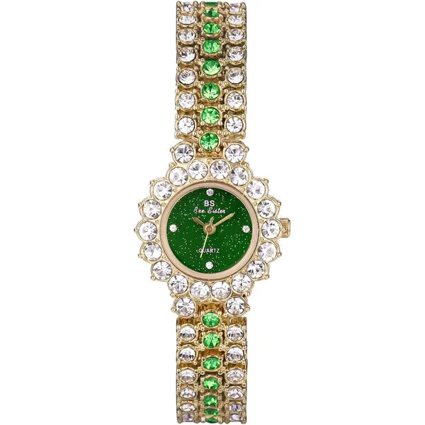 KASTWAVE Rhinestone Full Cover Luxury Romantic Ladies Quartz Watch