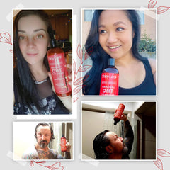 DHT Blocker Shampoo for Hair Loss, for Men & Women, Active Formula, Natural DHT Blocking Shampoo for Hair Growth, Reduce Shedding, For Thinning Hair, Hair Fall and Hair Loss Treatment Shampoo 16 fl.oz