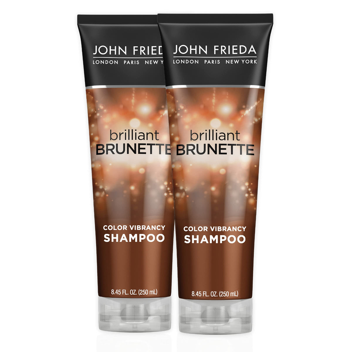 John Frieda Brilliant Brunette Multi-Tone Revealing Colour, Shampoo Pack of 2