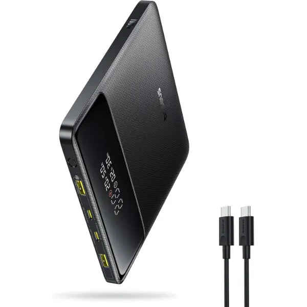 Baseus 20000mAh 100W Laptop Power Bank – 2 USB-C & 2 USB-A Fast Charging for MacBook, iPhone & Steam Deck