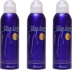 Rasasi 3 Blue Lady Deodorant Spray - For Women(600 ml)