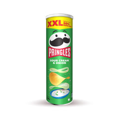 Pringles Sour Cream & Onion Flavour - Potato Chips - 200gm - Crispy Snack - Crunchy Snack Food for Movies, Games & More - On-the-Go Can