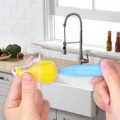 3 Pack Silicone Sleeves for Avent Natural Glass Baby Bottles, Shatter Proof Silicone Sleeve with Brush for Philips Avent Glass Bottles 8 Ounce, Baby Bottle Holder for Phillips Avent Glass Bottles