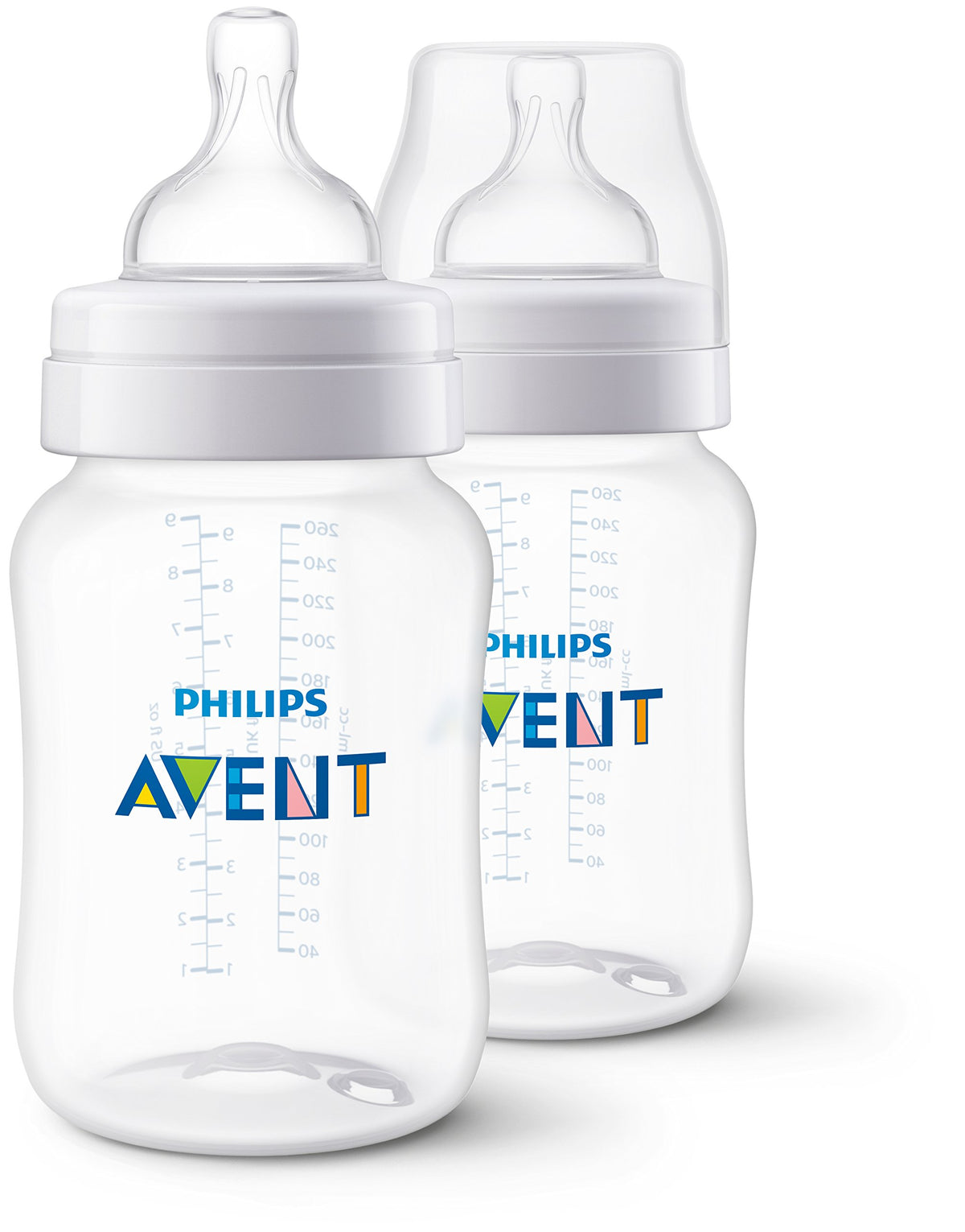 Philips Avent Classic Feeding Bottle SCF563/27 (260ml/9oz), 2 Pcs