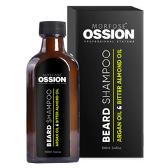 MORFOSE Ossion Men's Beard Care Shampoo, Argan Oil & Bitter Almond Oil - 100 ml