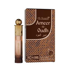 Al-Nuaim Gold Series Ameer Al Oudh Attar Roll On for Men & Women - Pack of 2 (6ml Each)