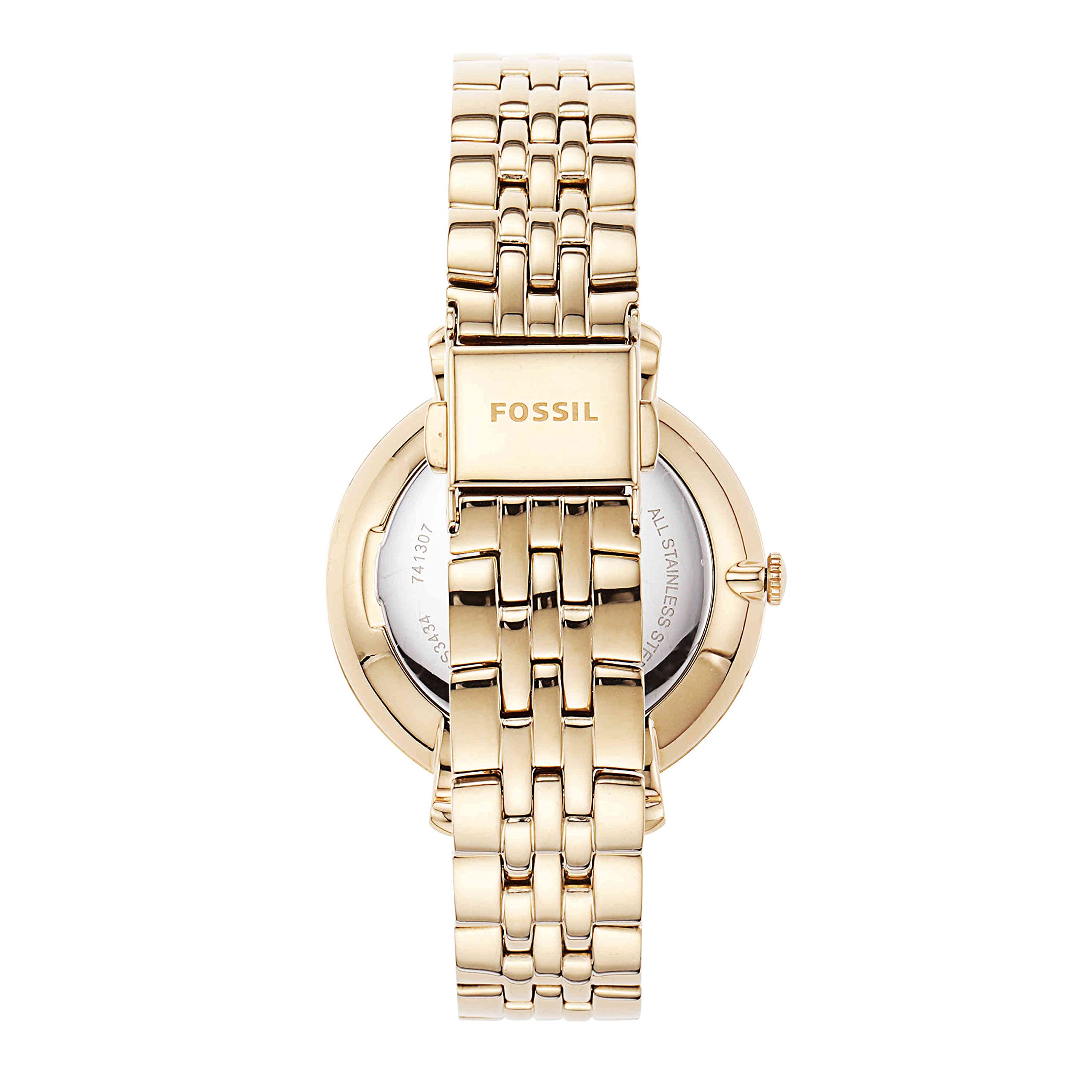 Fossil Women's Quartz Watch, Analog Display and Stainless-Steel Strap Gold