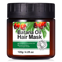 ALIVER Batana Oil Hair Mask 3 in 1 Shampoo - Enhances and Nourishes, Promotes Healthy Growth, Deeply Repairs Damaged and Curly Hair - Suitable for All Types - 120g