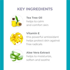 Derma E, Tea Tree & Vitamin E Relief Cream, 4 oz (113 g)